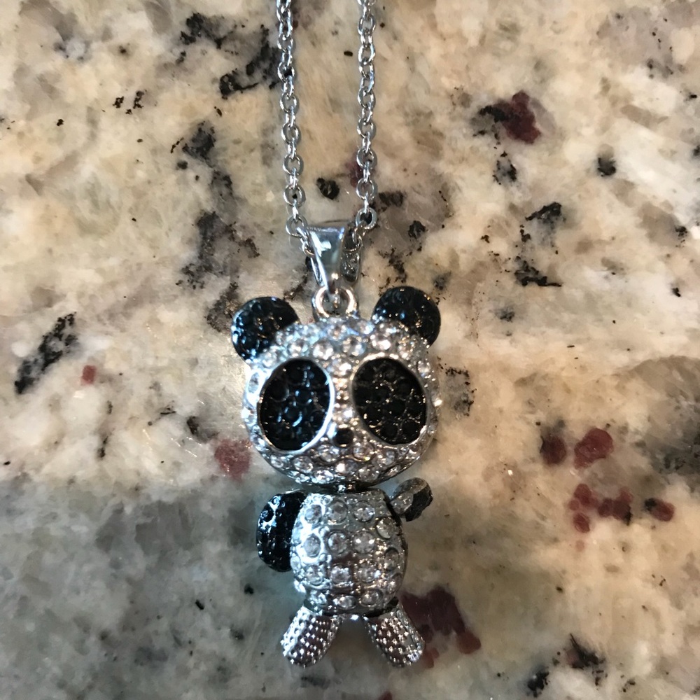 Park Lane Crystal Panda Necklace